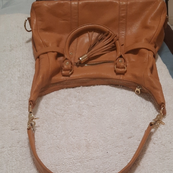 Honey By The Bumble Leather Satchel - Picture 12 of 12